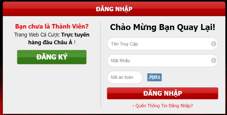 Hướng dẫn đăng ký và đăng nhập 12bet